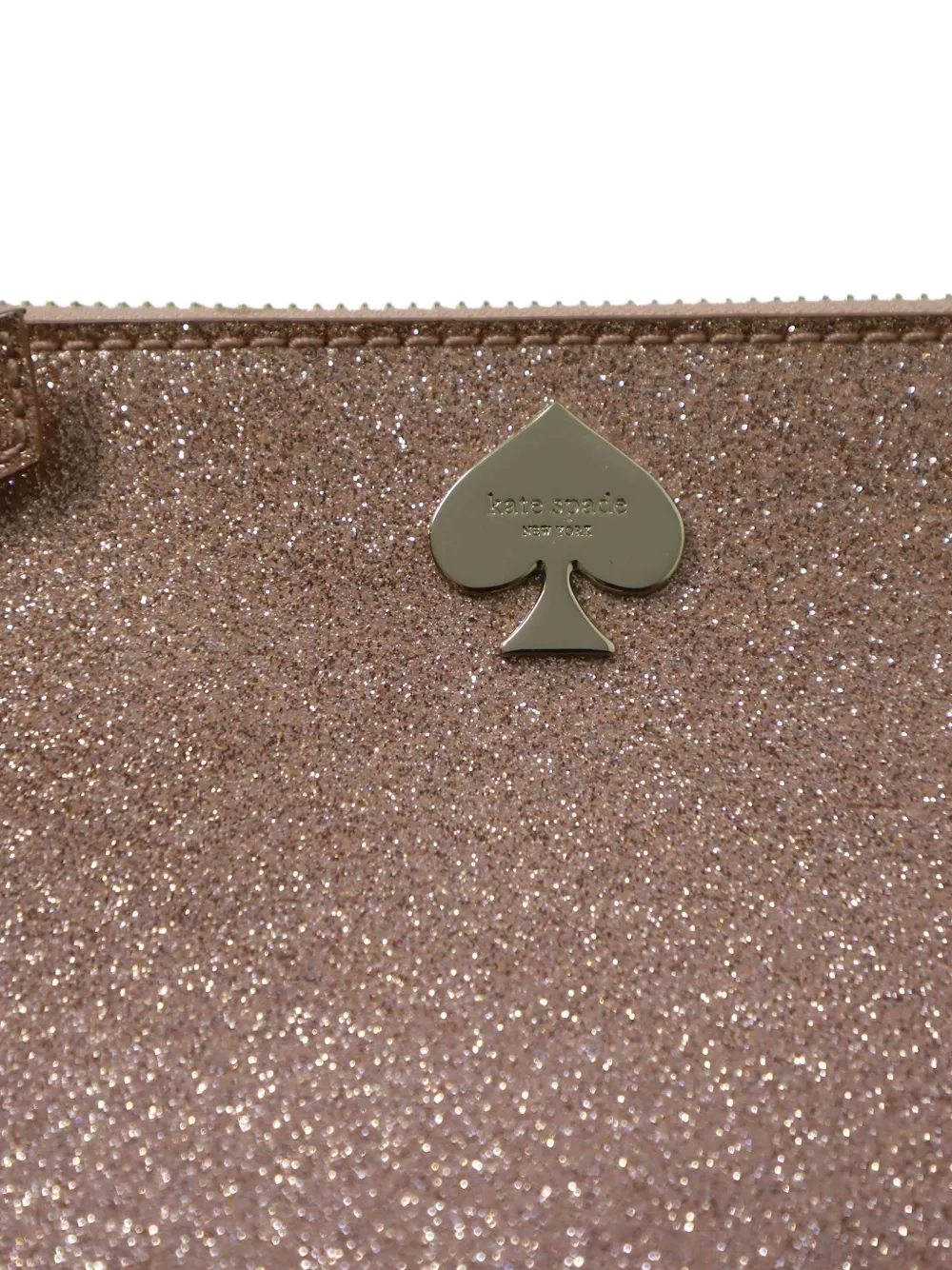 glitter bow pouch