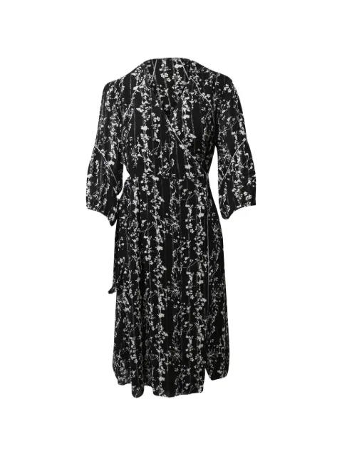 Ba&Sh floral-pattern tie-waist midi dress