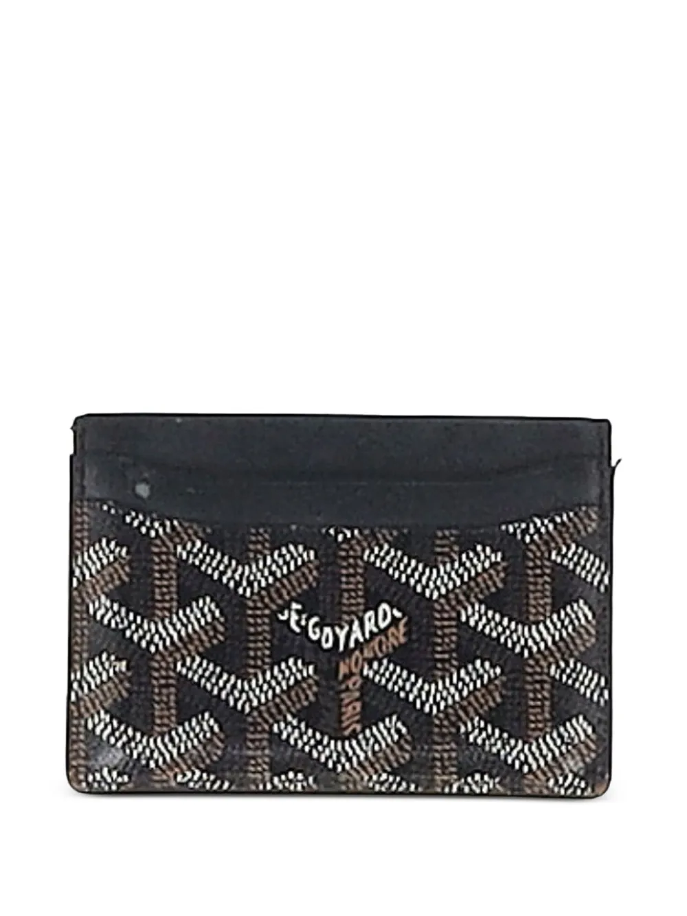 Goyard Pre-Owned logo card holder - Nero