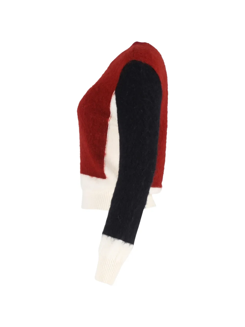 Tiger-Patch Colourblock Sweater
