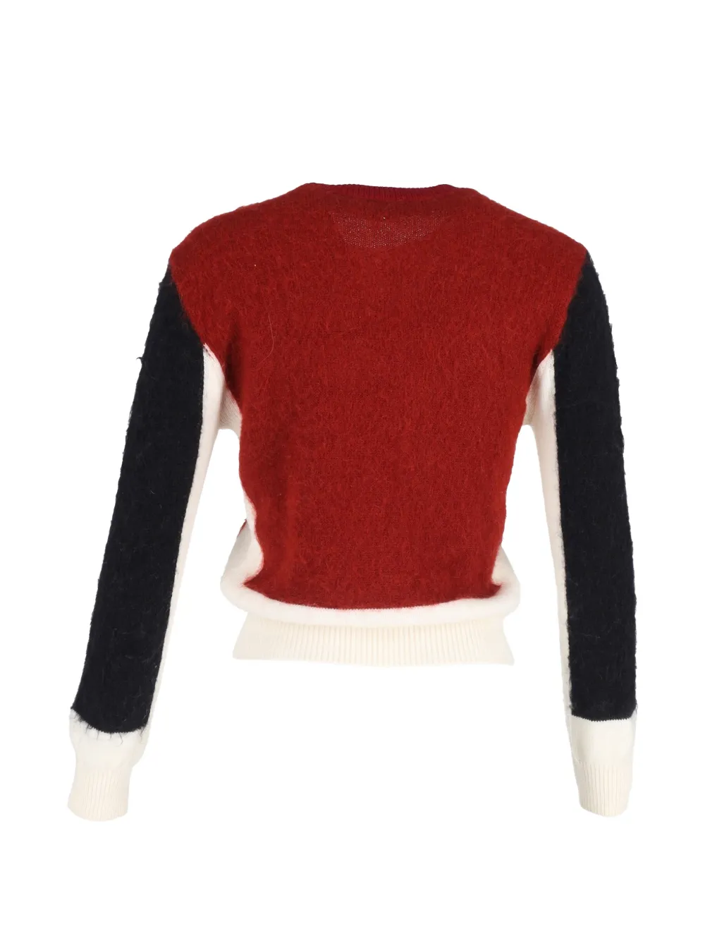 Tiger-Patch Colourblock Sweater