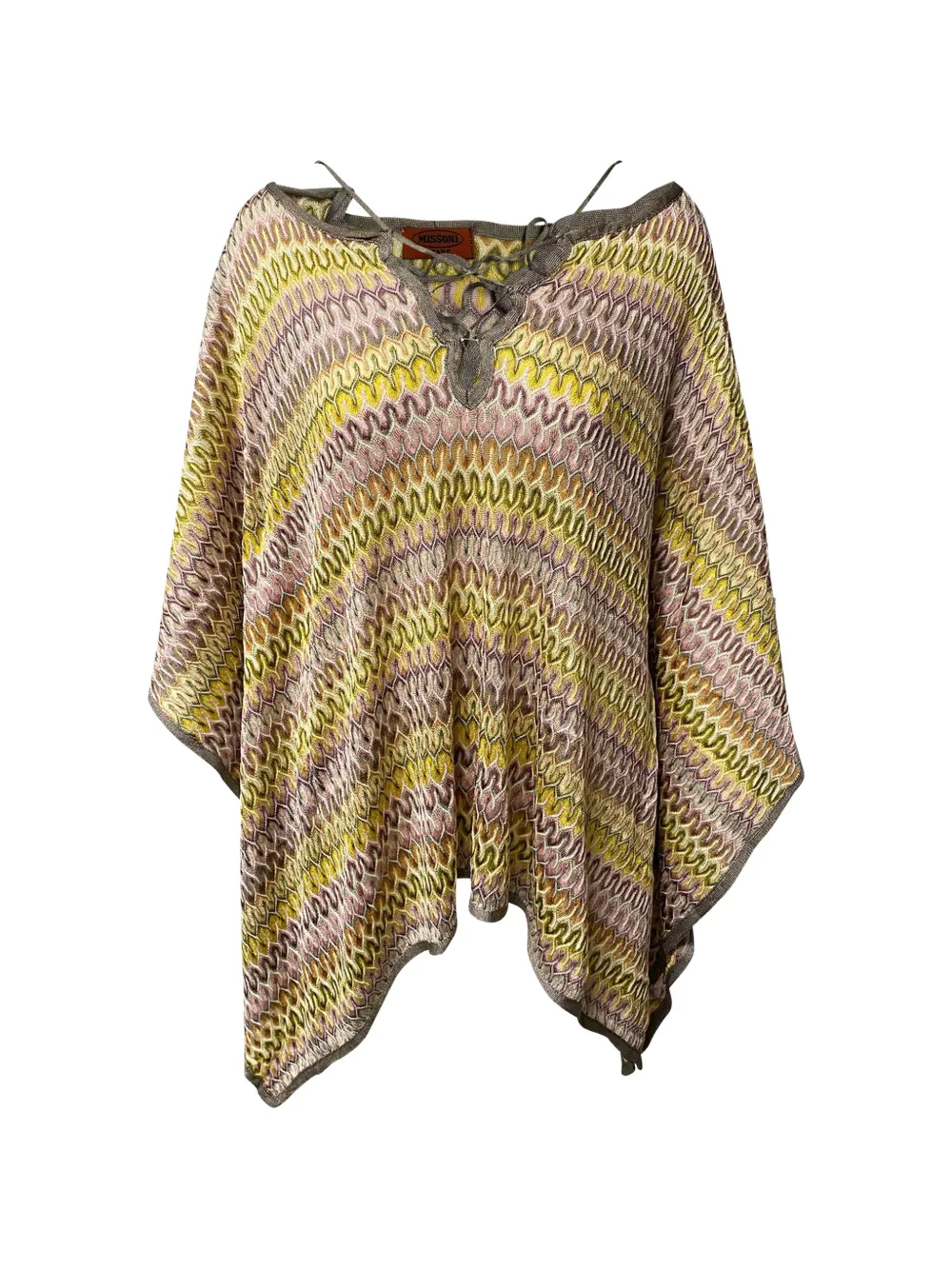 Missoni Pre-Owned Mare Beach woven mini dress - Rosa