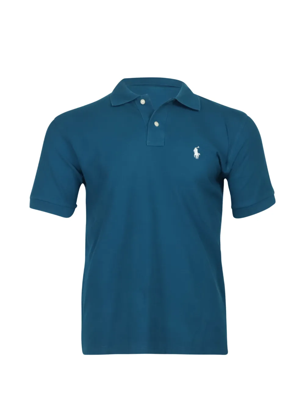 Polo Ralph Lauren Vintage embroidered-logo polo shirt - Blu