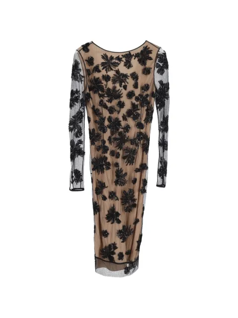 Jason Wu robe ornée à manches transparentes