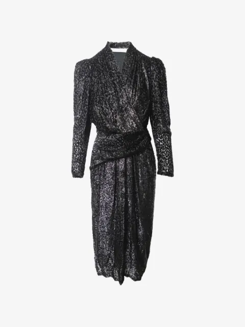 IRO Xonina draped midi dress