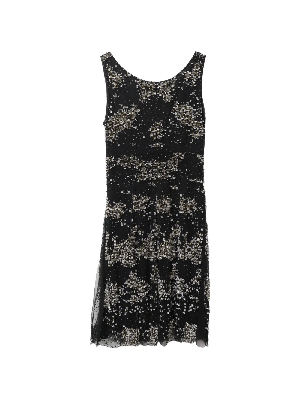  Issa Beaded Mini Dress - Black 