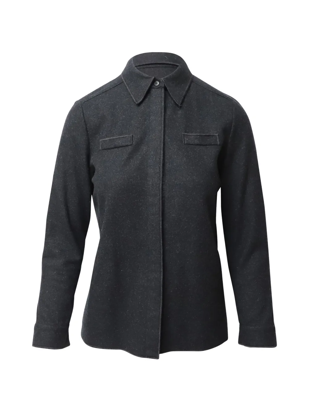 Miu Miu Pre-Owned button-fastening shirt - Grigio