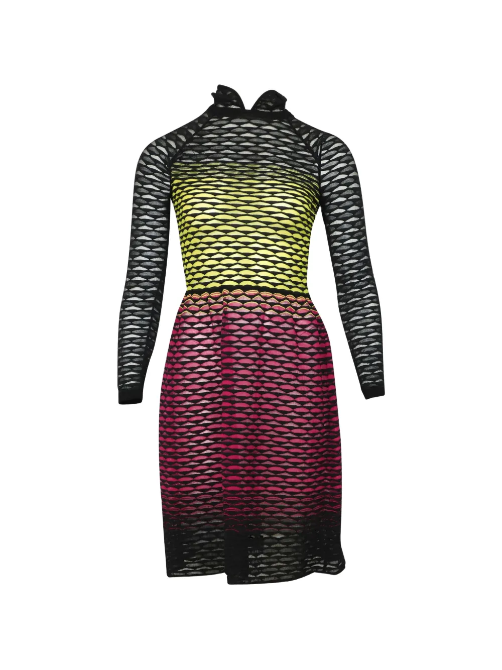 Perforated Midi Dress