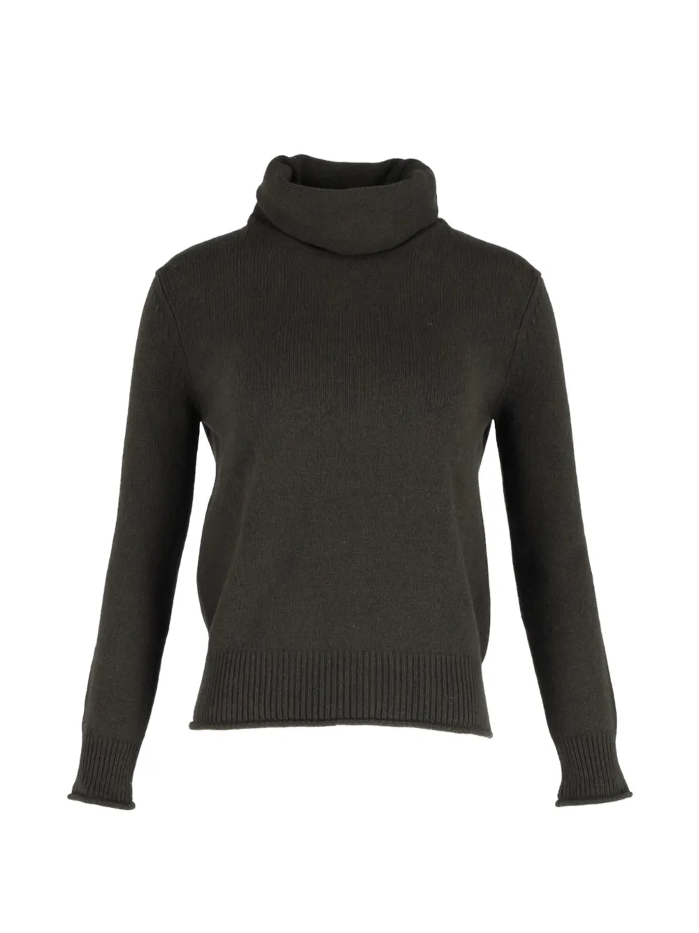 Open-Back Turtleneck Sweater