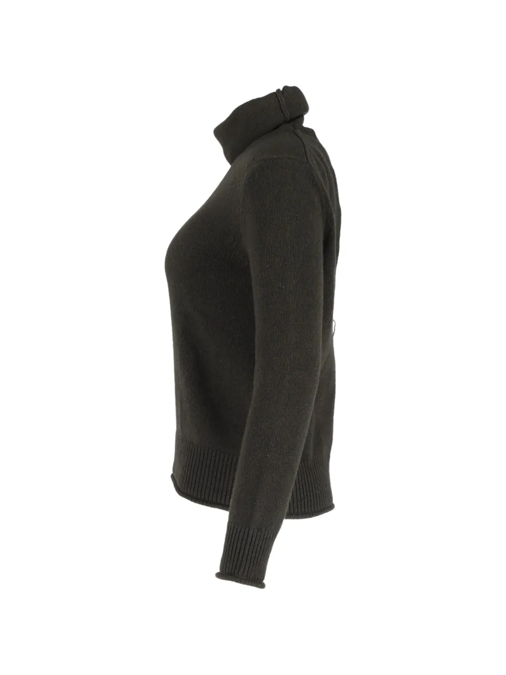 Open-Back Turtleneck Sweater