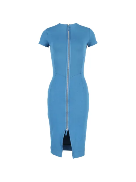 Iris & Ink zip-up midi dress