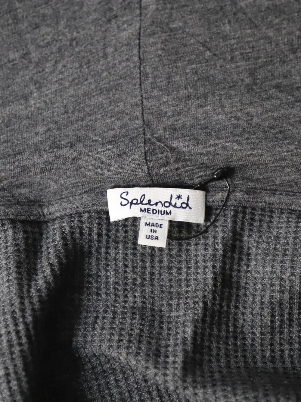  Splendid Side-pocket Hooded Cardigan - Grey 