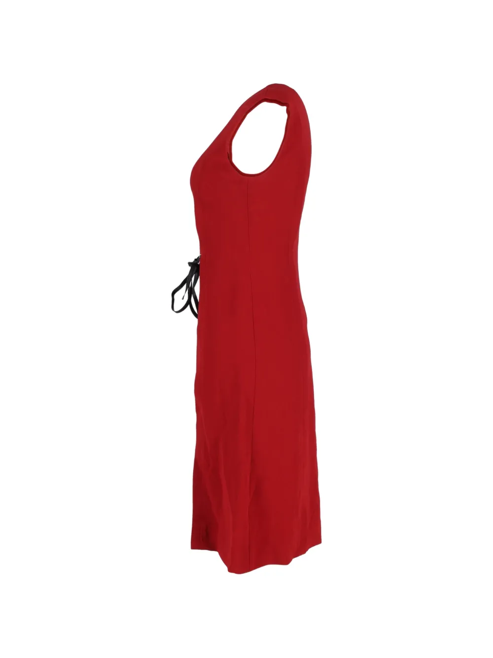 A-Line Crew-Neck Midi Dress