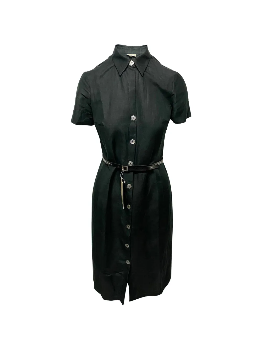 Marella Penny linen shirt dress - Nero