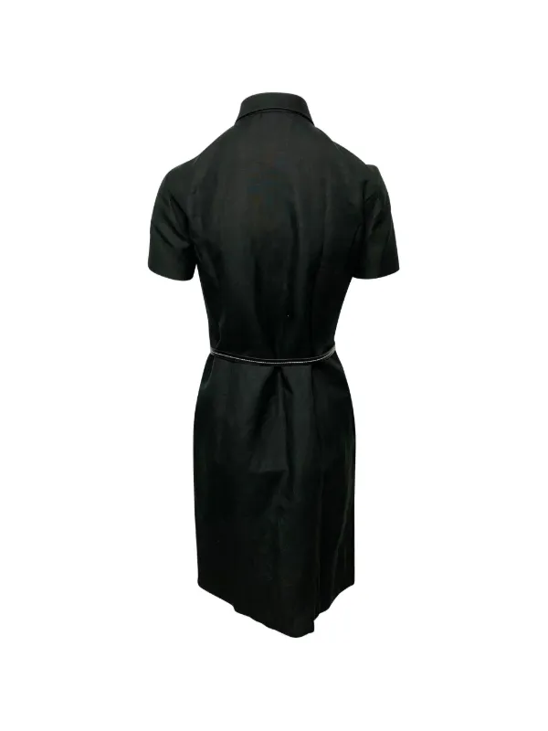 square neck dress with long sleeves Square Neck Long Sleeve Chiffon Dress for Garden Weddings main image 0