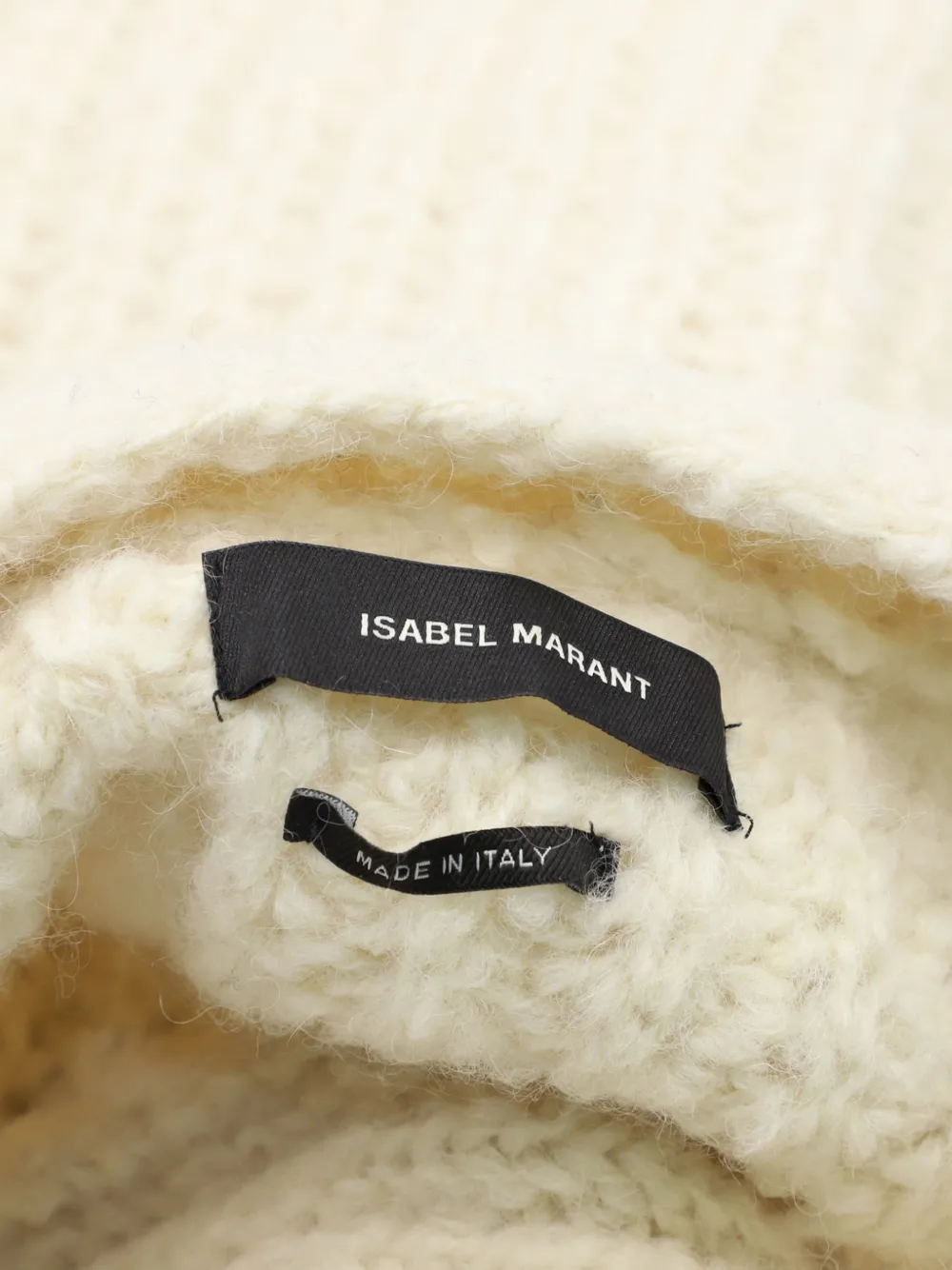 Button-Detail Oversized Sweater