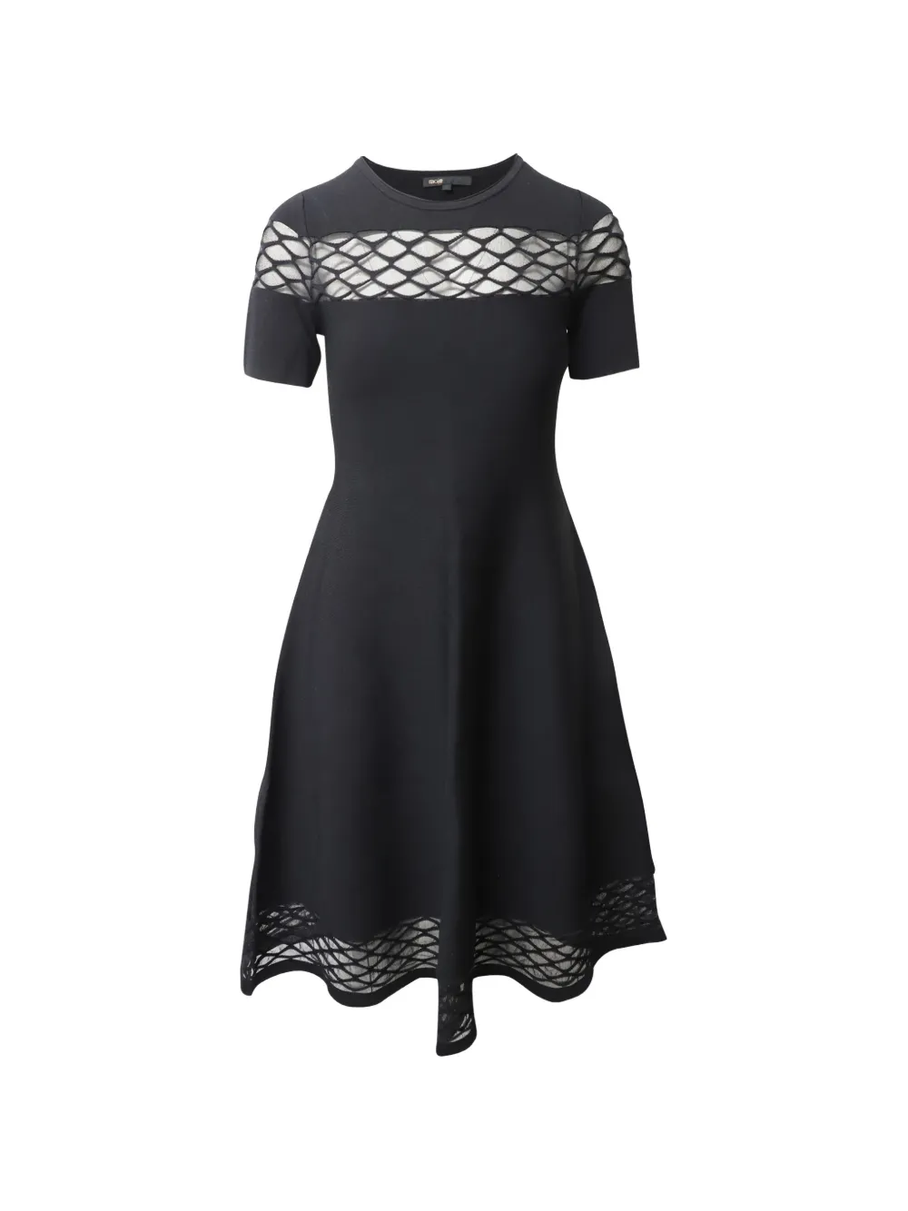 Maje short-sleeve midi dress - Nero