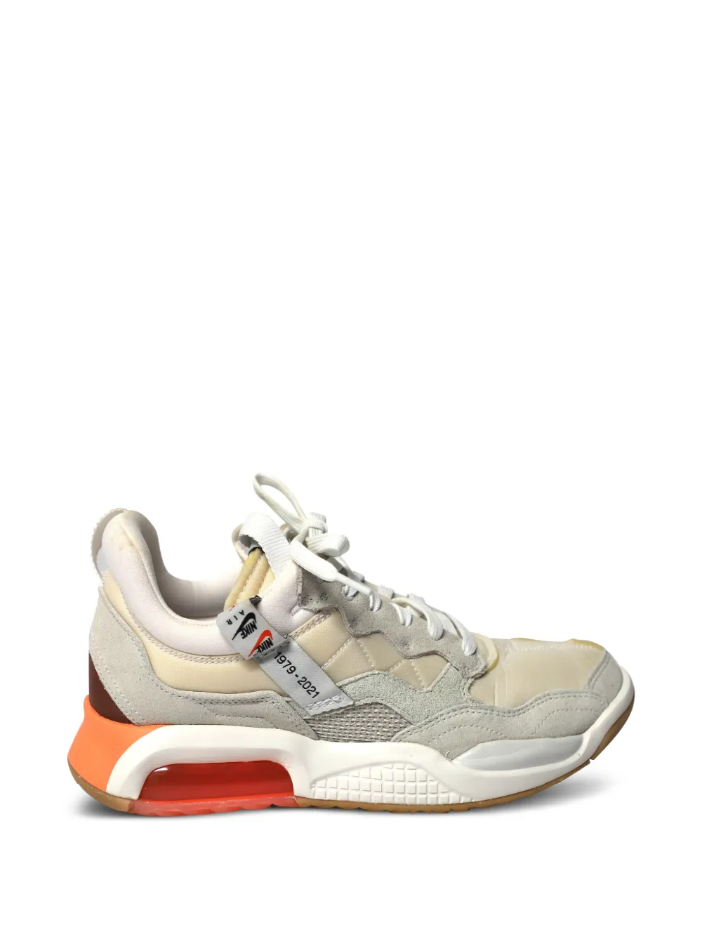 Nike Vintage x Jordan MA2 lace-up leather sneakers - Toni neutri