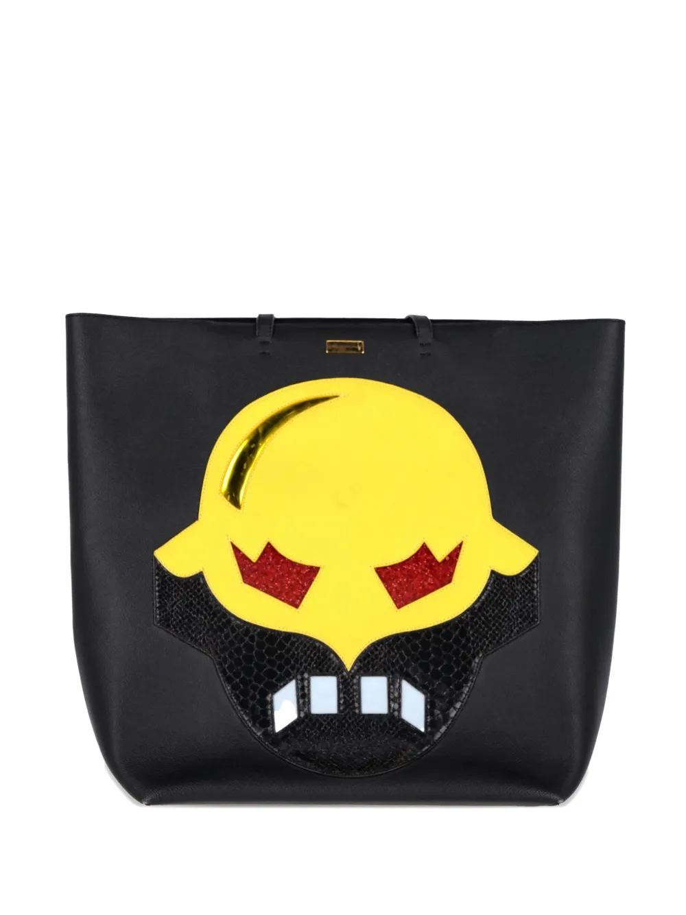 Stella McCartney Pre-Owned superhero-embellishment tote bag - Nero
