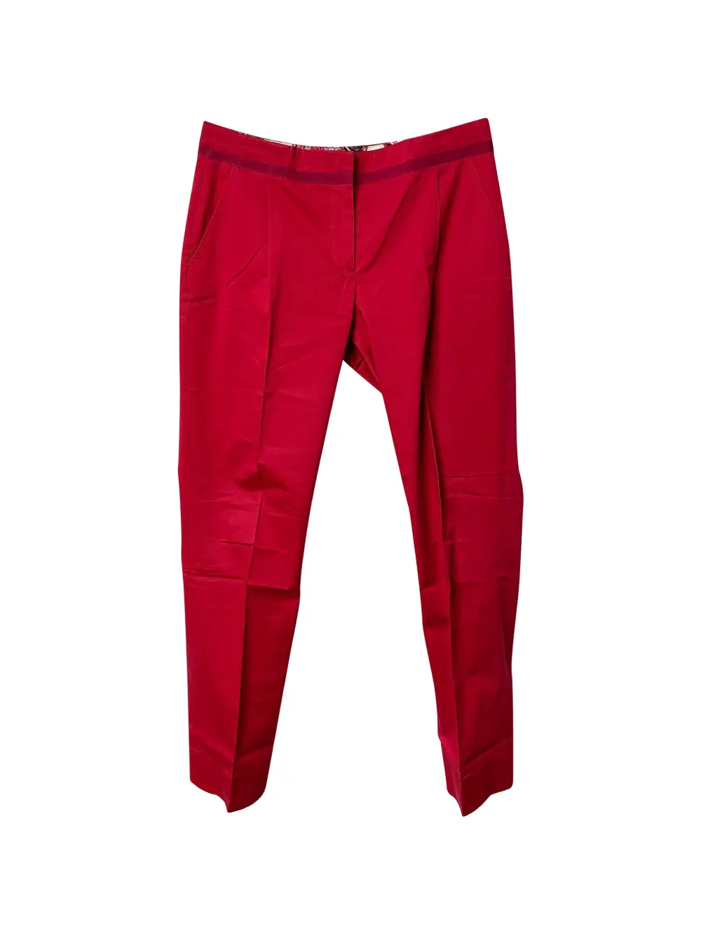 Ferragamo Pre-Owned straight-leg trousers - Rosso