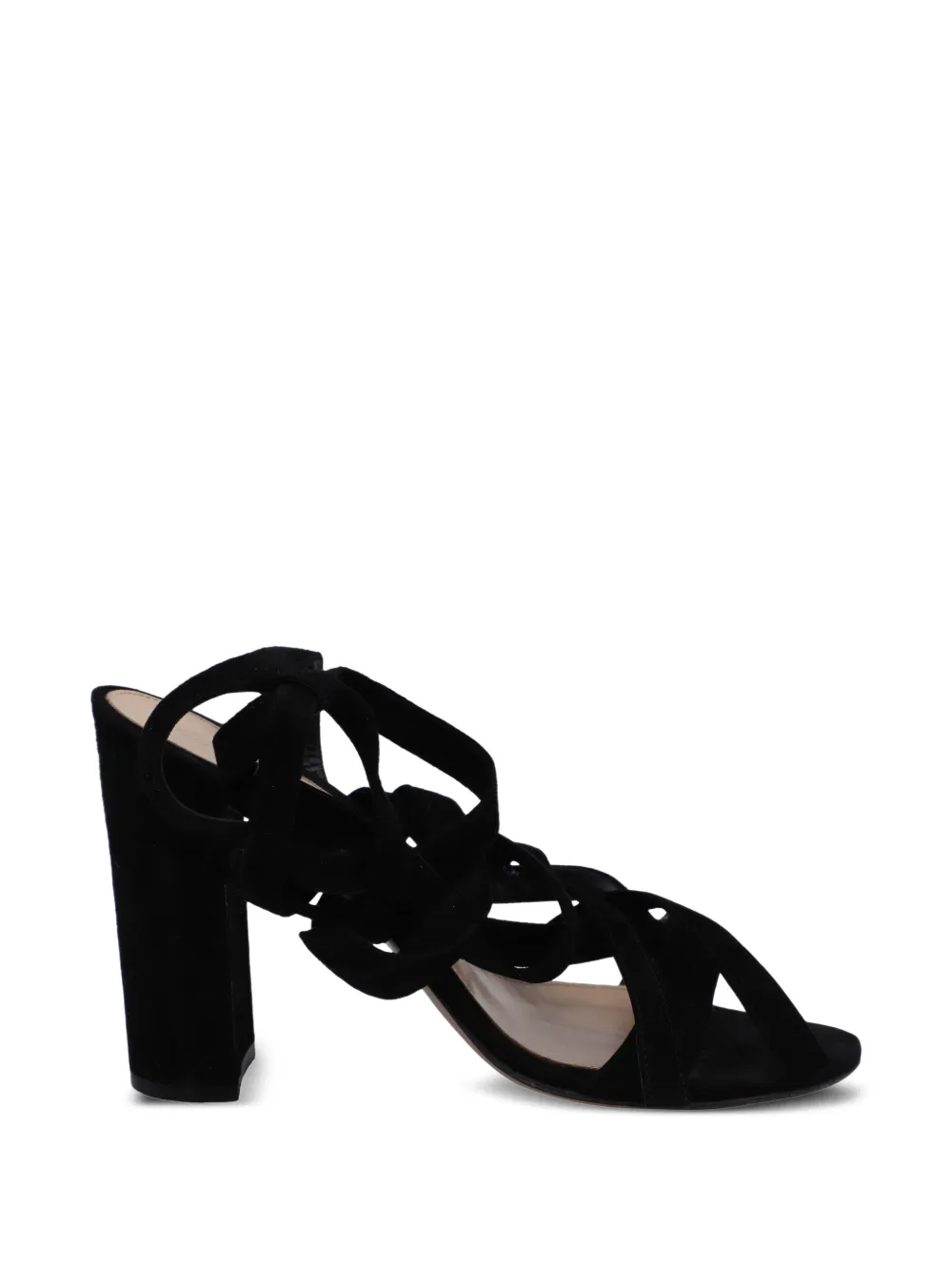 Gianvito Rossi open-toe heeled sandals - Schwarz