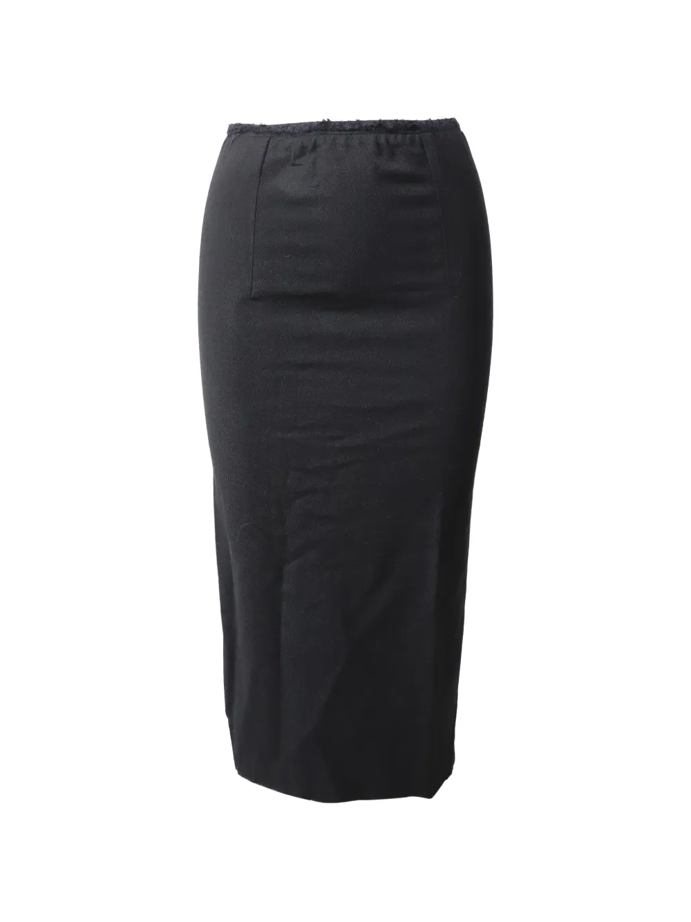 Isabel Marant Vintage virgin wool pencil skirt - Nero