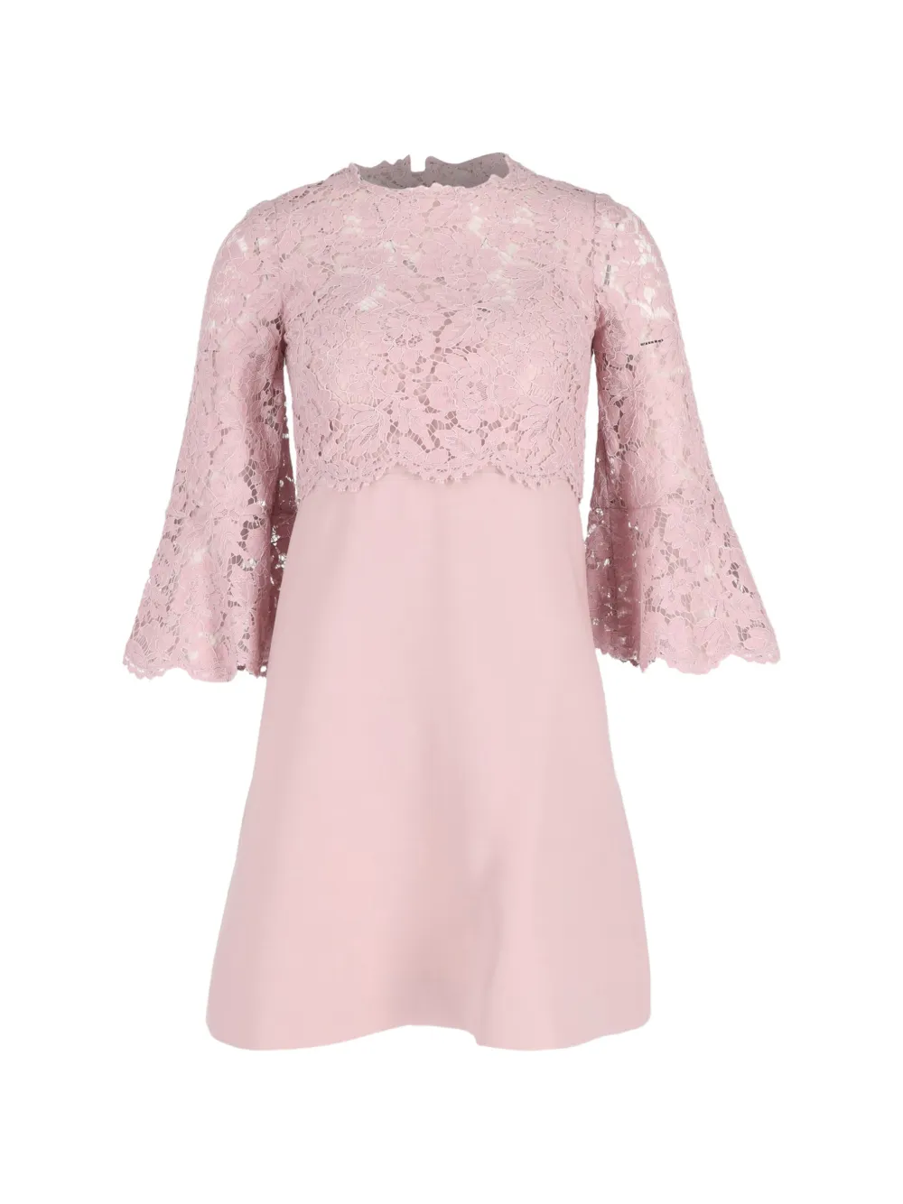 Valentino Garavani Pre-Owned lace mini dress - Rosa