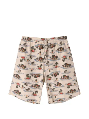 Christian Dior Pre-Owned x Kenny Scharf Silk Shorts | Blue | FARFETCH