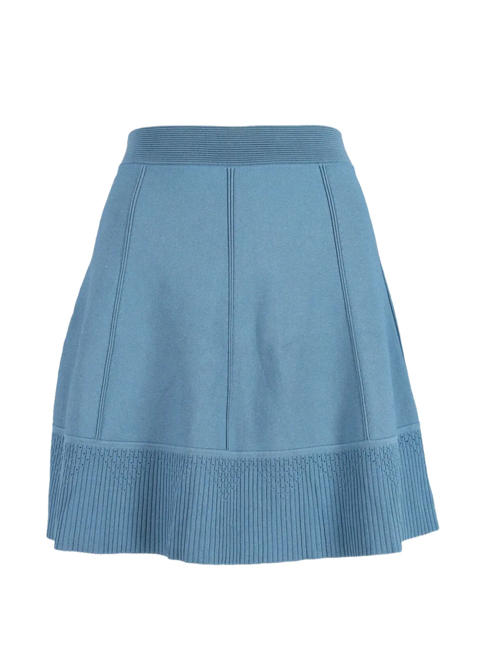 SANDRO knitted flared skirt - Blu