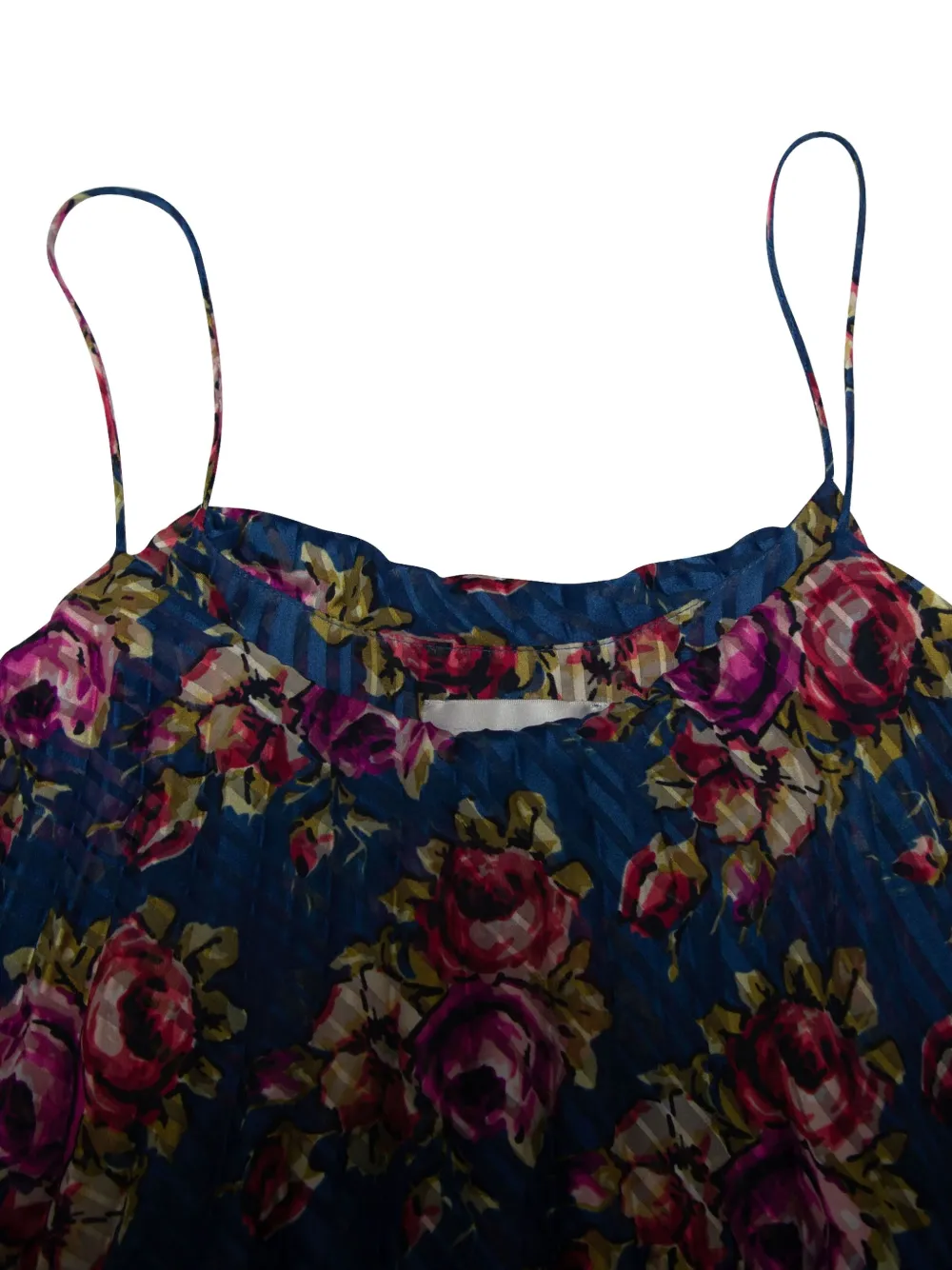 Pleated Floral Playsuit