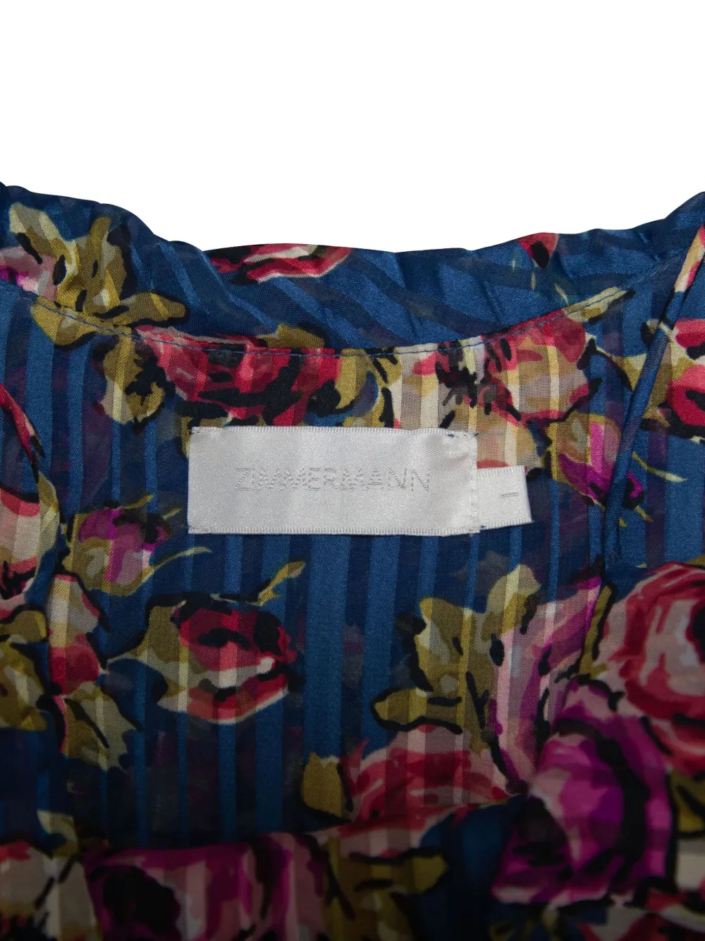 Pleated Floral Playsuit