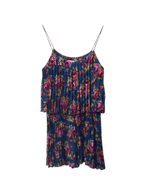 ZIMMERMANN pleated floral playsuit