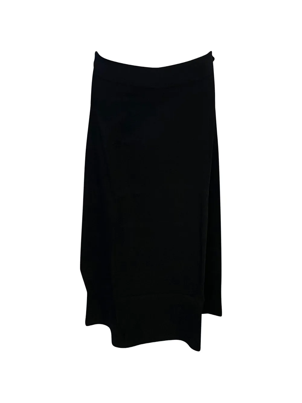 Helmut Lang Pre-Owned waist-detail straight skirt - Nero