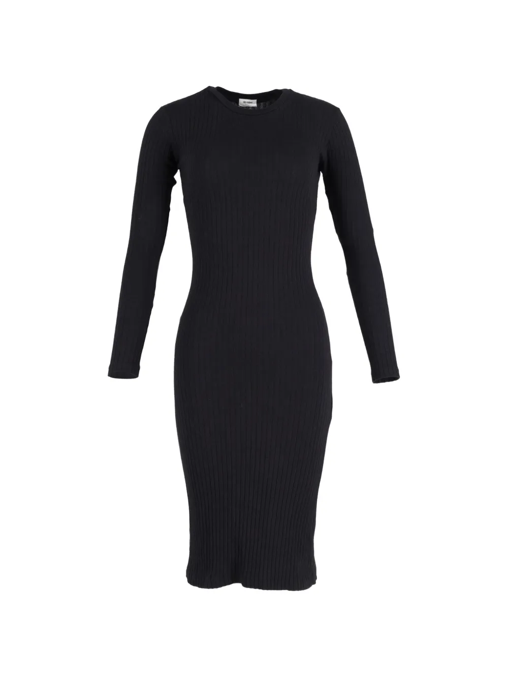 RE/DONE Ribbed knit dress - Nero