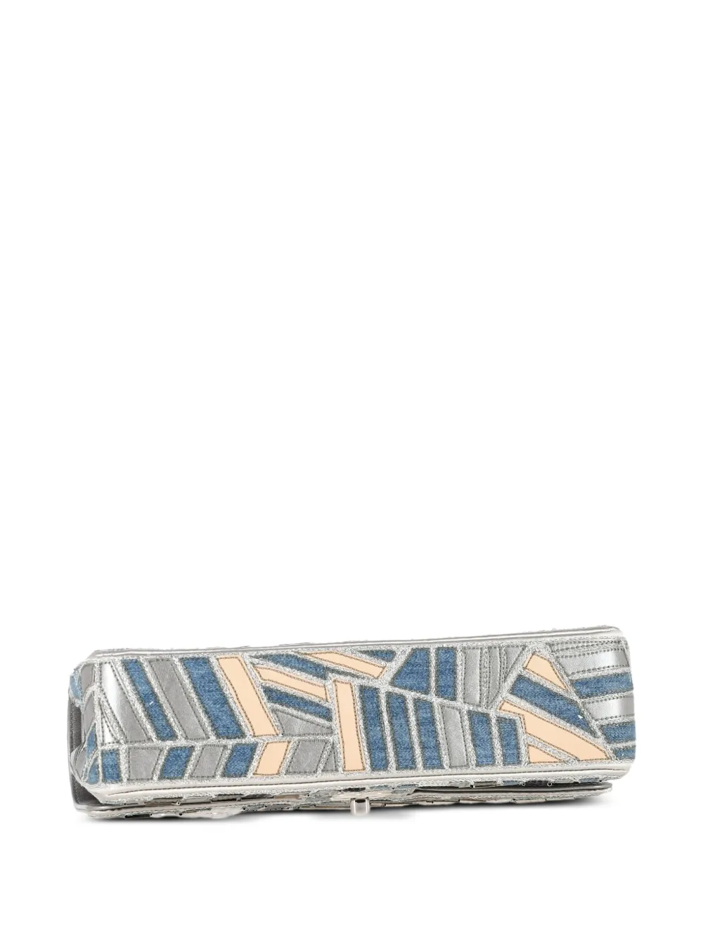 Medium Double Flap Patchwork Shoulder Bag