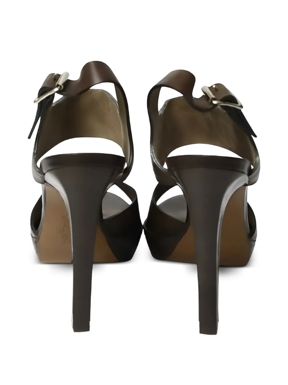 Calf Leather High Heels Sandals