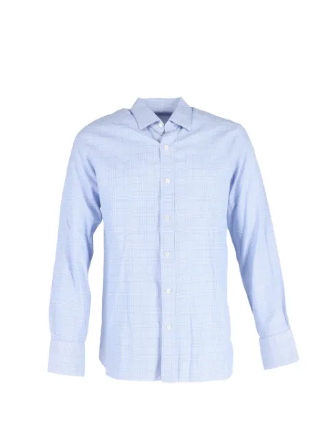 Tom Ford Vintage plaid-check long-sleeved shirt