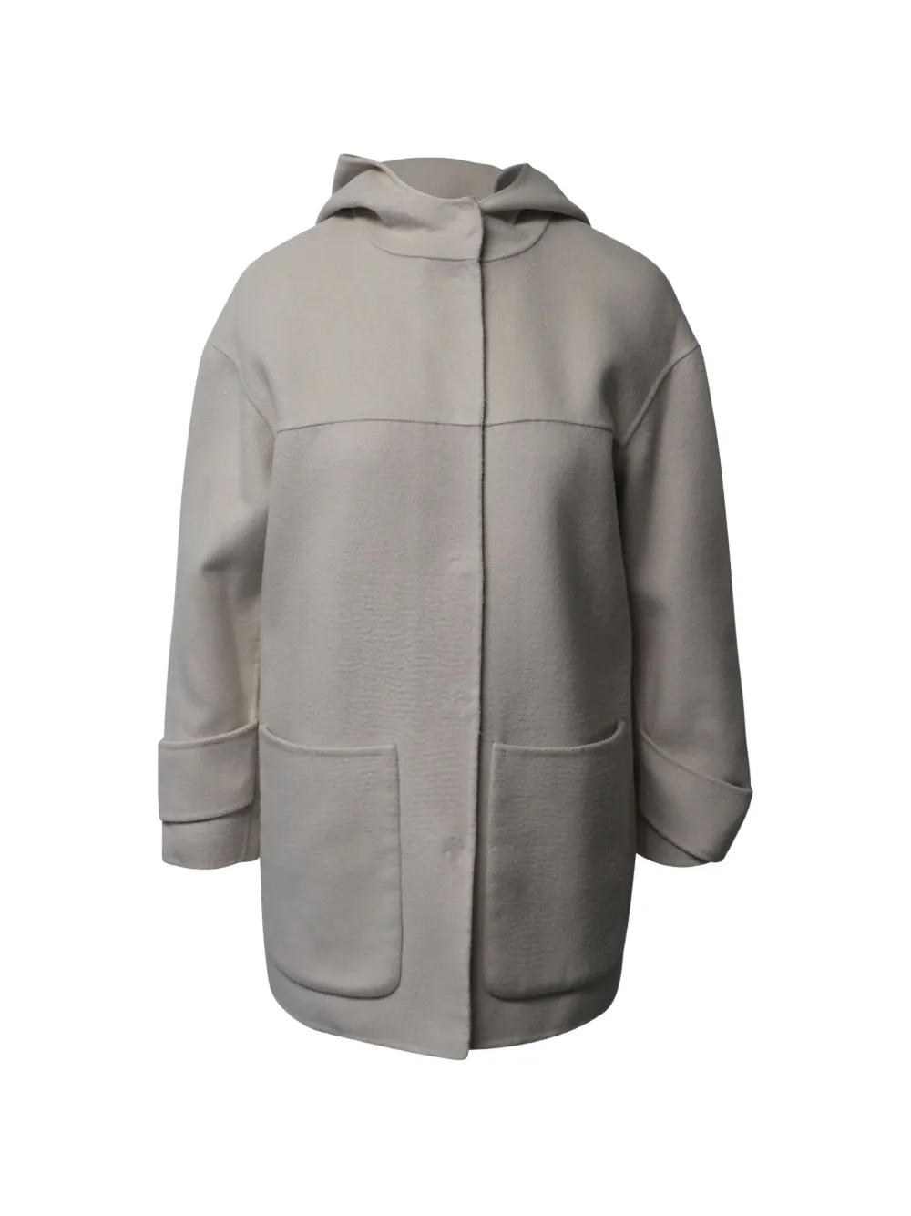 PINKO hoodie patch-pocket coat - Toni neutri
