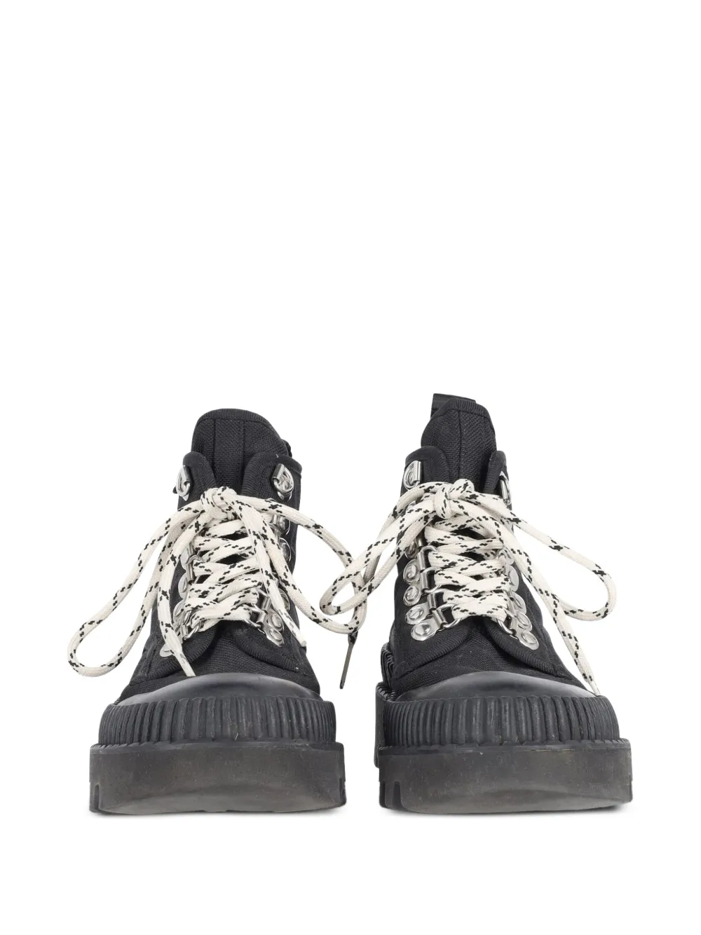 Lug-Sole Lace-Up Boots