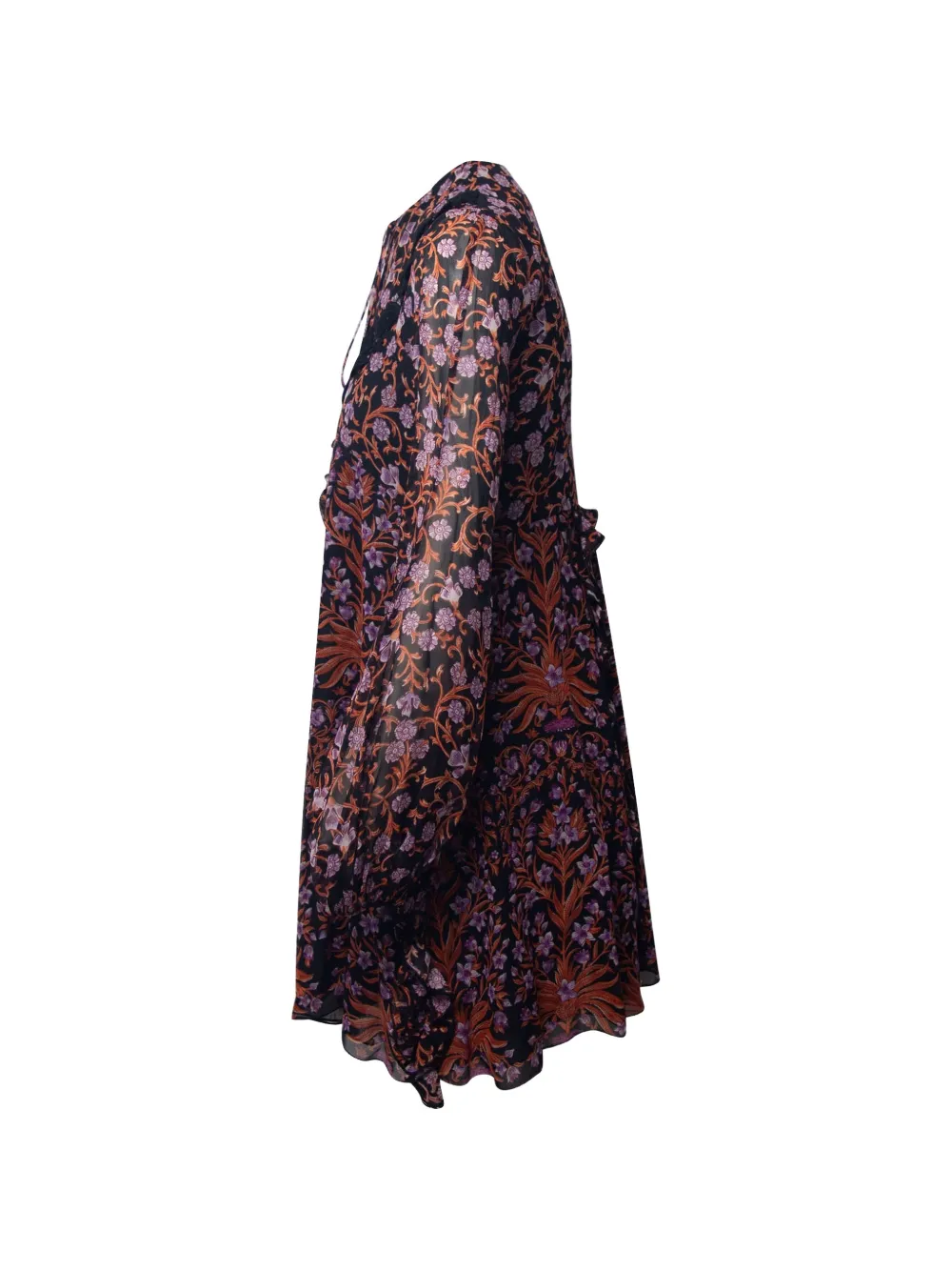 Giambattista Valli Vintage floral-print mini dress - Nero