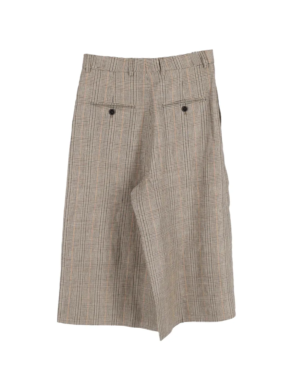  Celine Pre-owned Plaid Trousers - Neutrals 