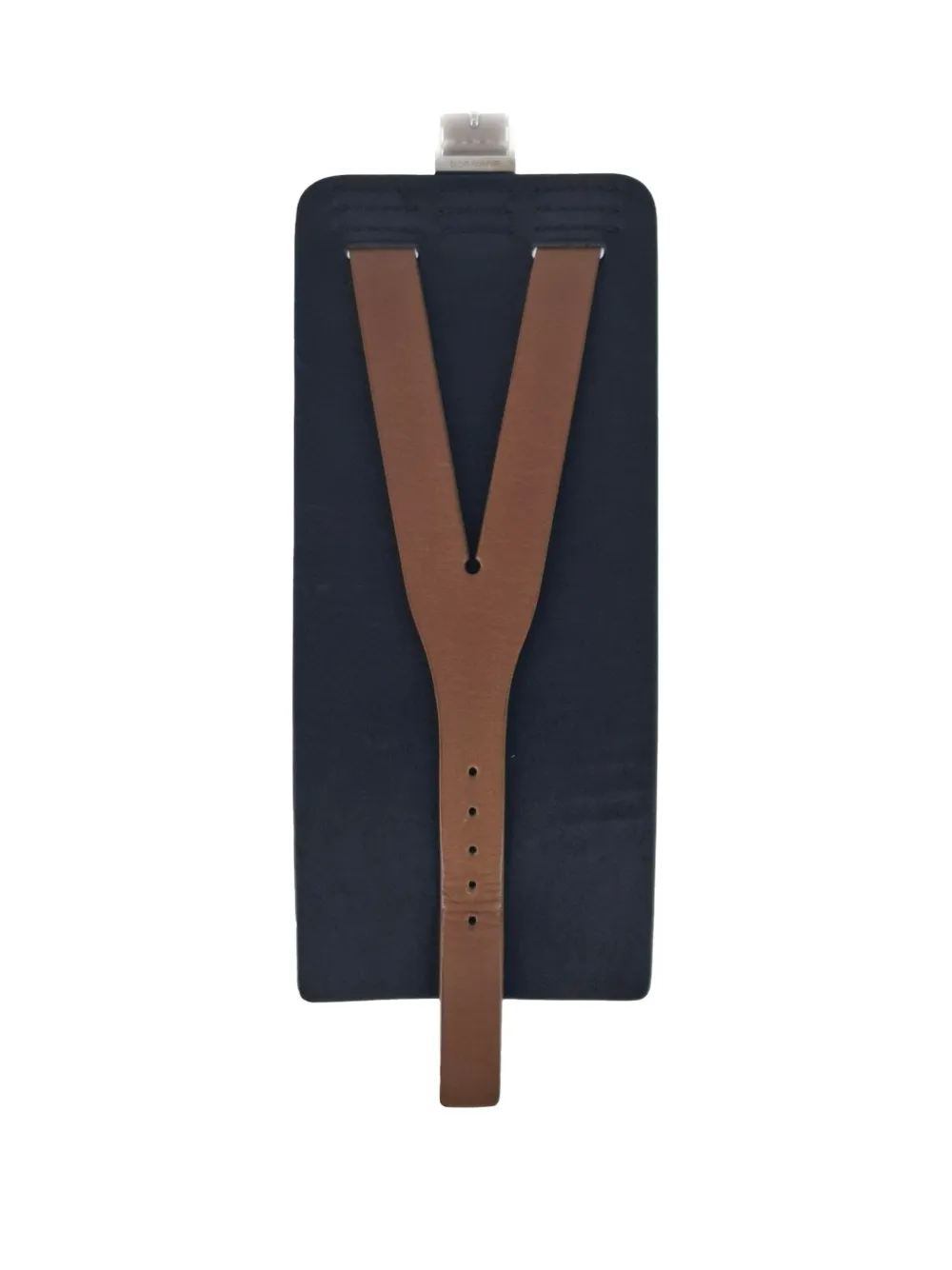 Christian Dior Pre-Owned thick cuff leather bracelet - Nero