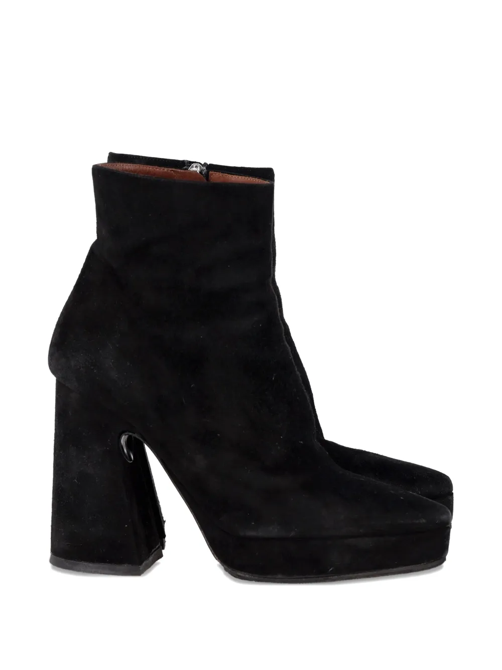 Proenza Schouler platform block heel boots - Nero