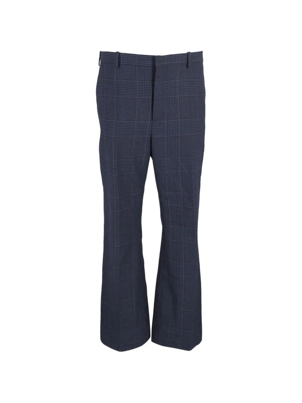 Balenciaga Pre-Owned checked trousers - Blu