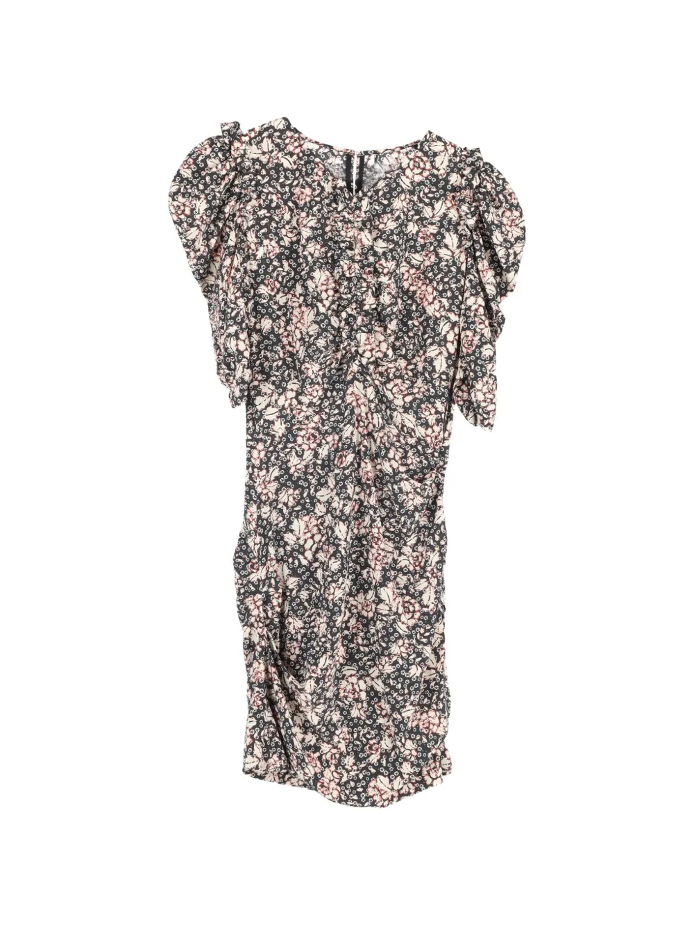 Isabel Marant Vintage Brizia ruched mini dress - Nero