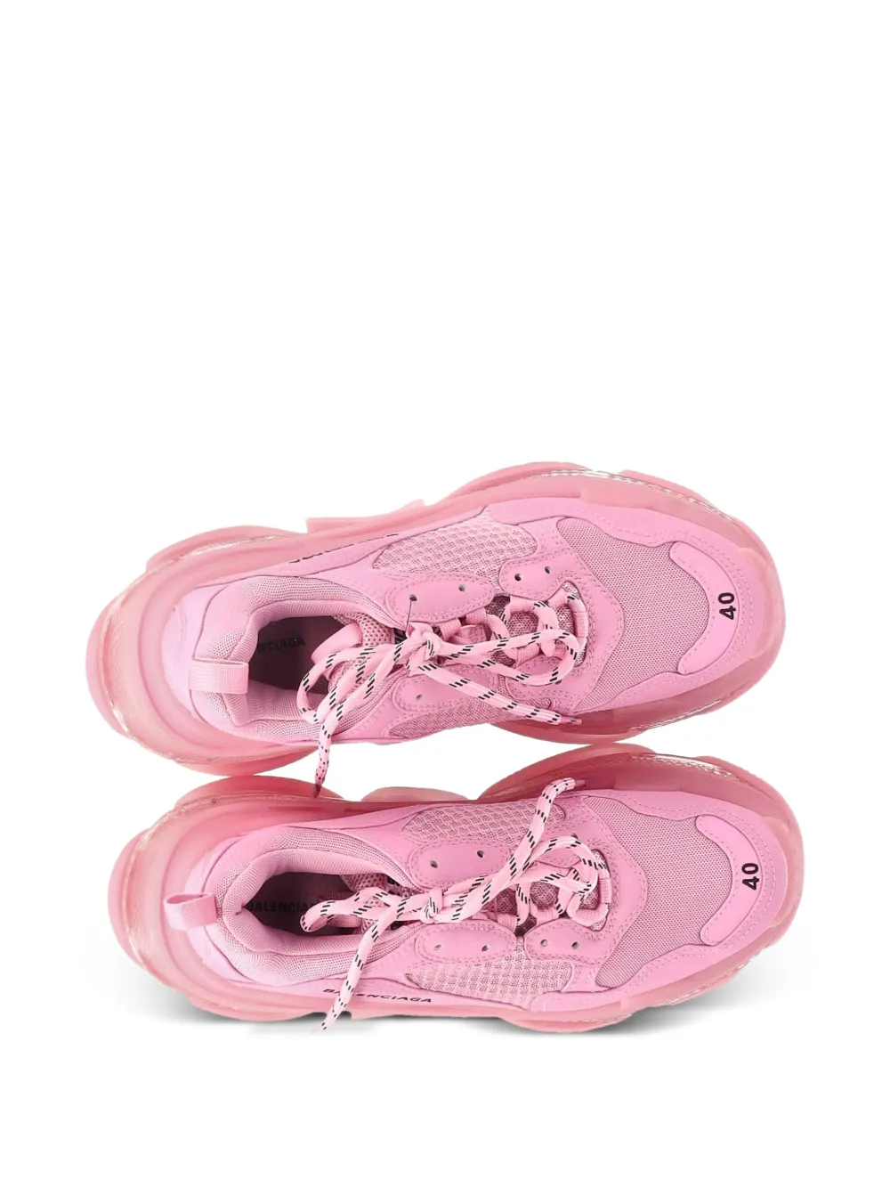 Triple S Clear-Sole Sneakers