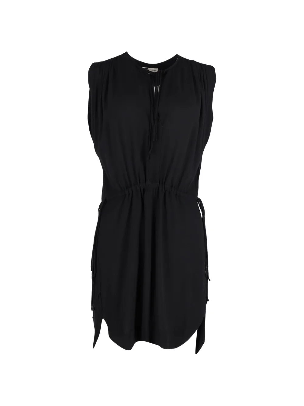 Isabel Marant Vintage drawstring waist dress - Black