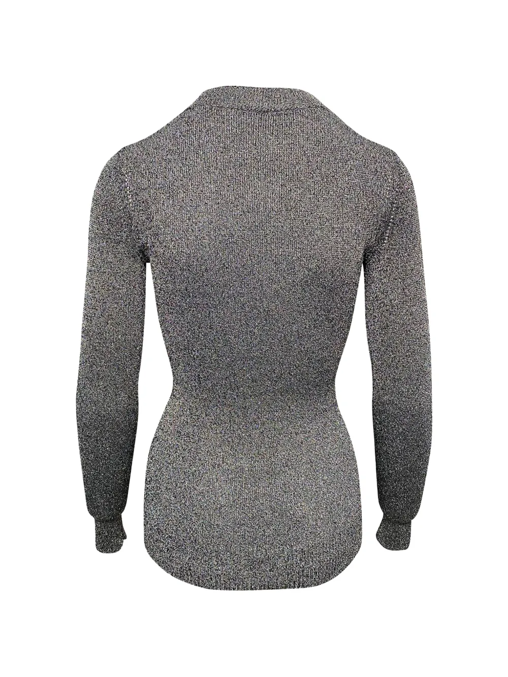 Round-Neck Open-Knit Top