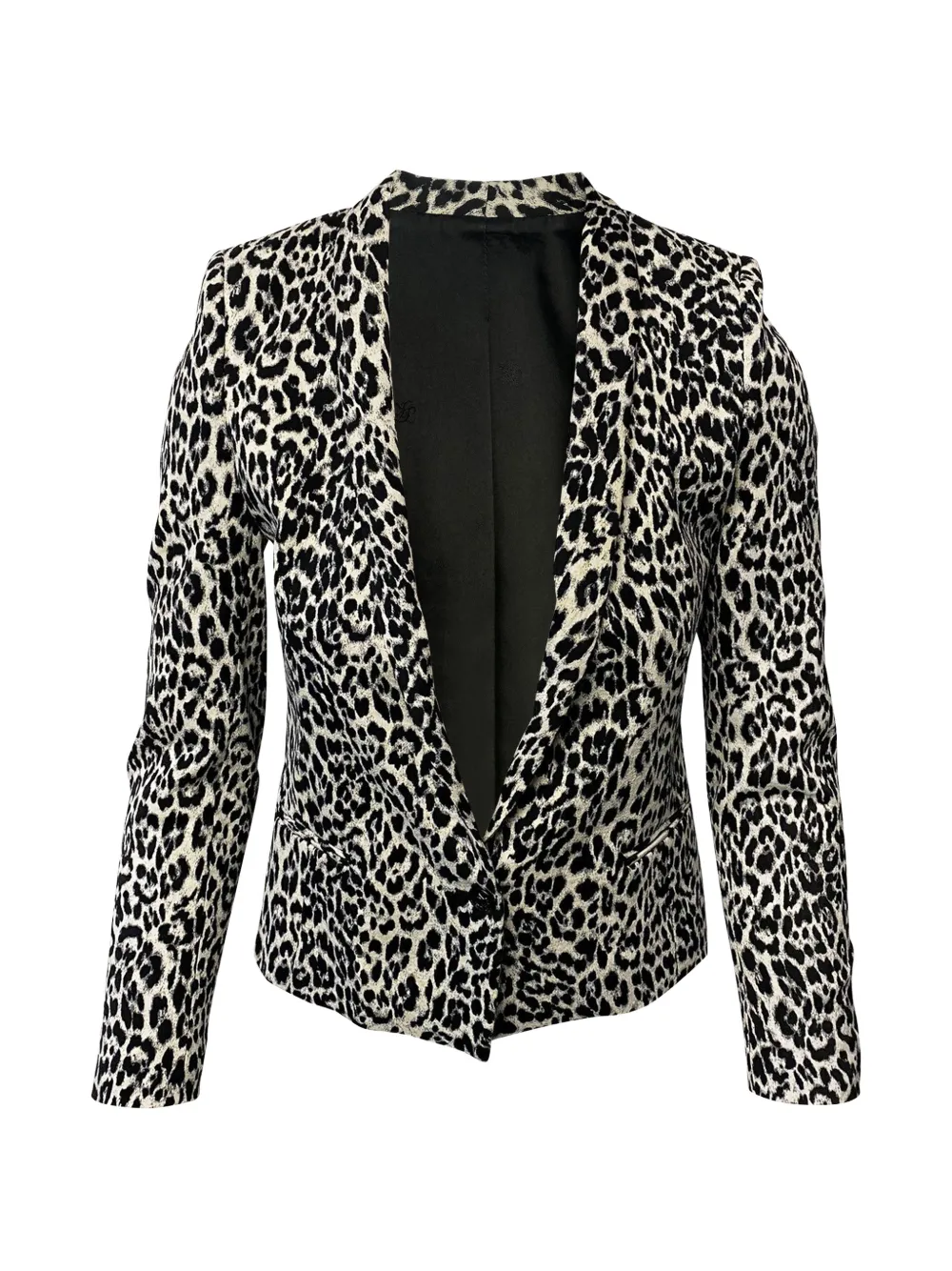 The Kooples leopard-print suit - Nero