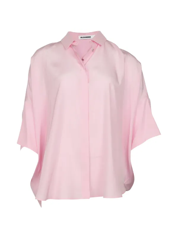Jil Sander Pre-Owned シルクシャツ | ピンク | FARFETCH JP